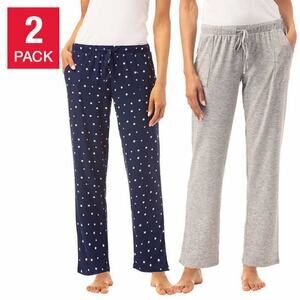 New! Lucky Brand 2-pack Ultra Soft Jersey Relaxed Fit  Lounge Pajama Pants